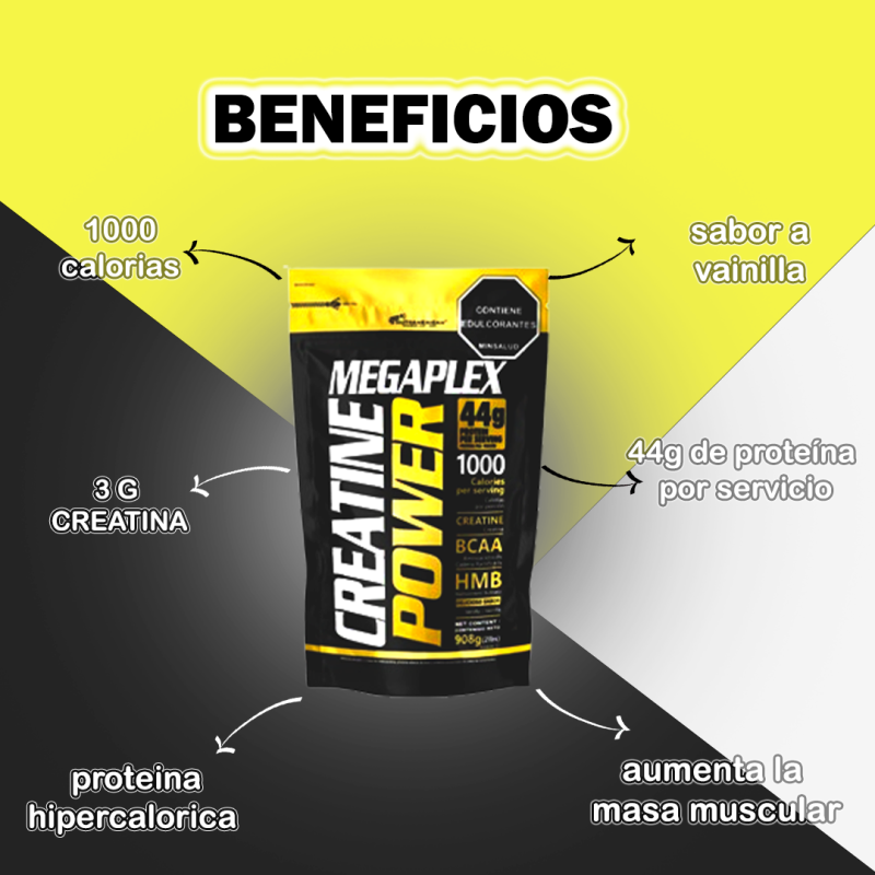 Comprar Megaplex Creatine Power en Electroshopy - Ángulo 2